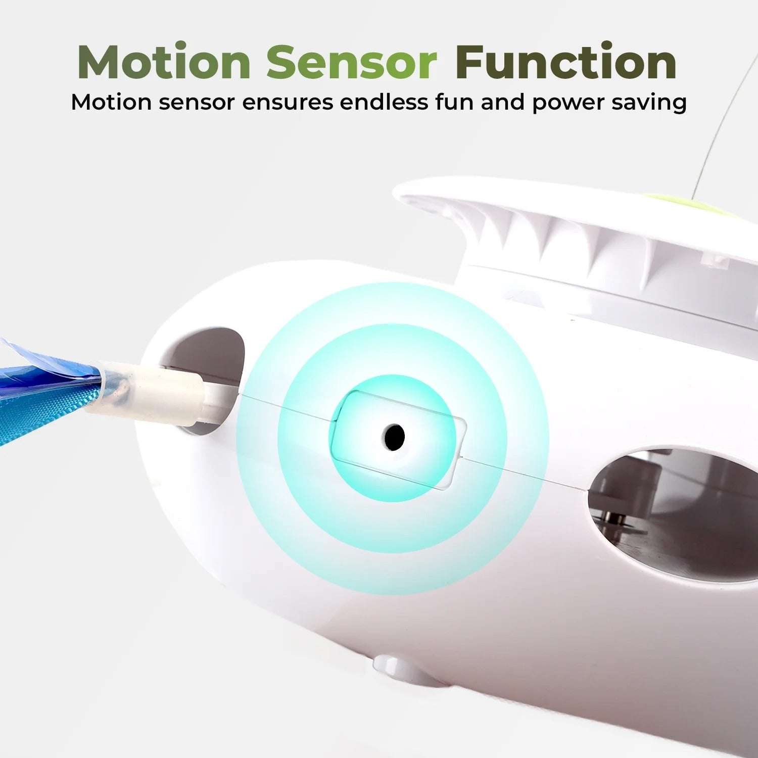 3 in 1 Interactive Cat Toy with Motion Sensor USB Rechargeable Butterfly Whack a Mole and Ball Track Toy for Indoor Cats