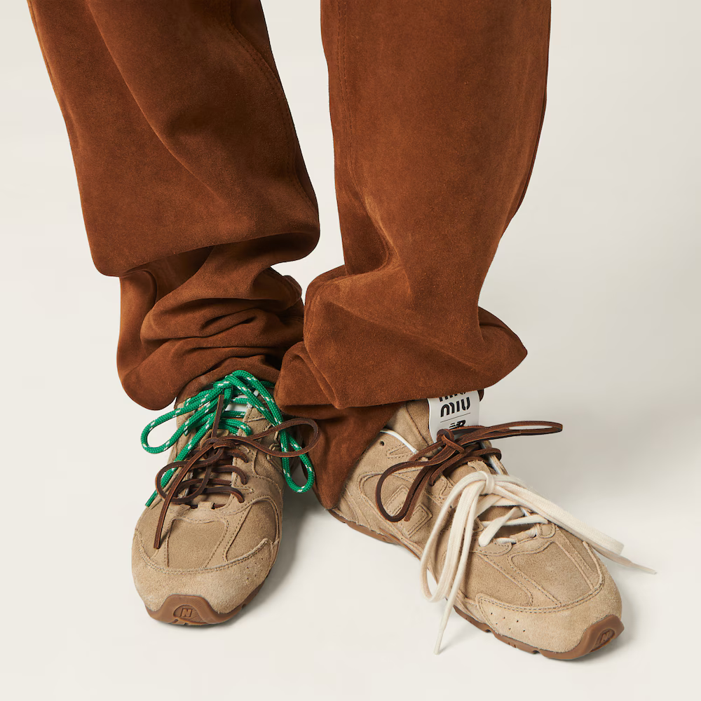 530SL Leather and Mesh Sneakers